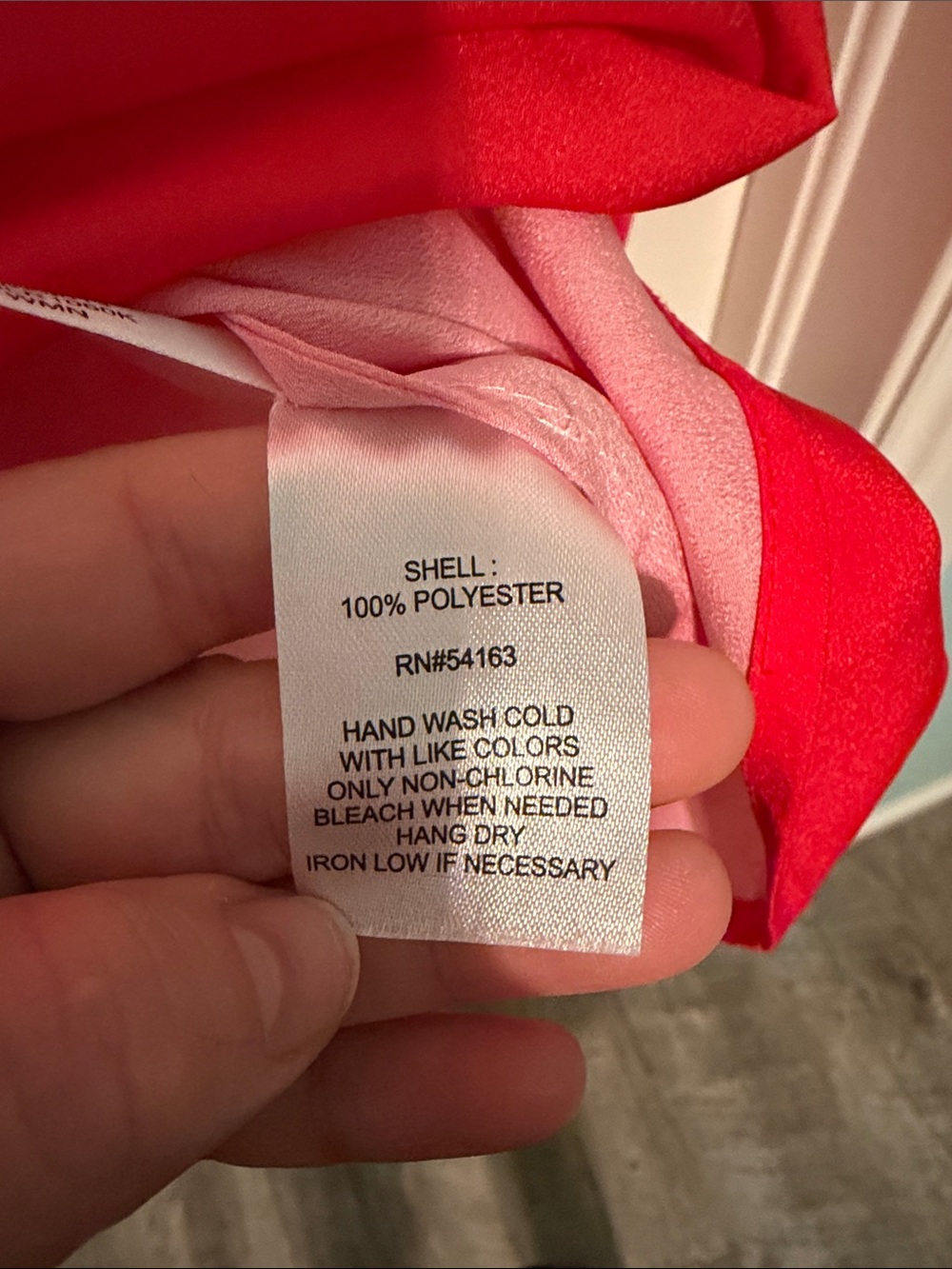 Calvin Klein Pink to White Ombre Zip-Front Tunic - Picture 3 of 4
